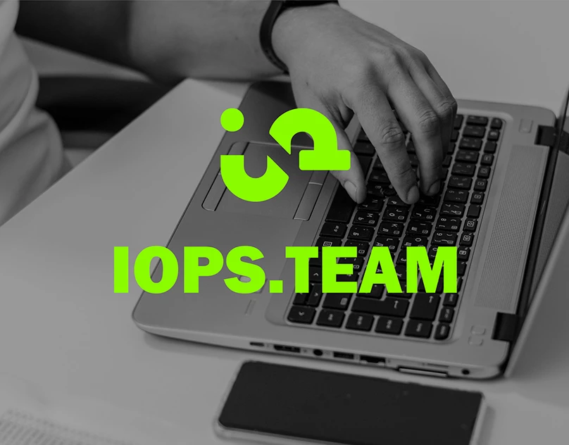 Iops.Team logo design by Anna Zolotnyk